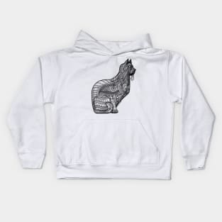 Tangled Zen Cat Kids Hoodie